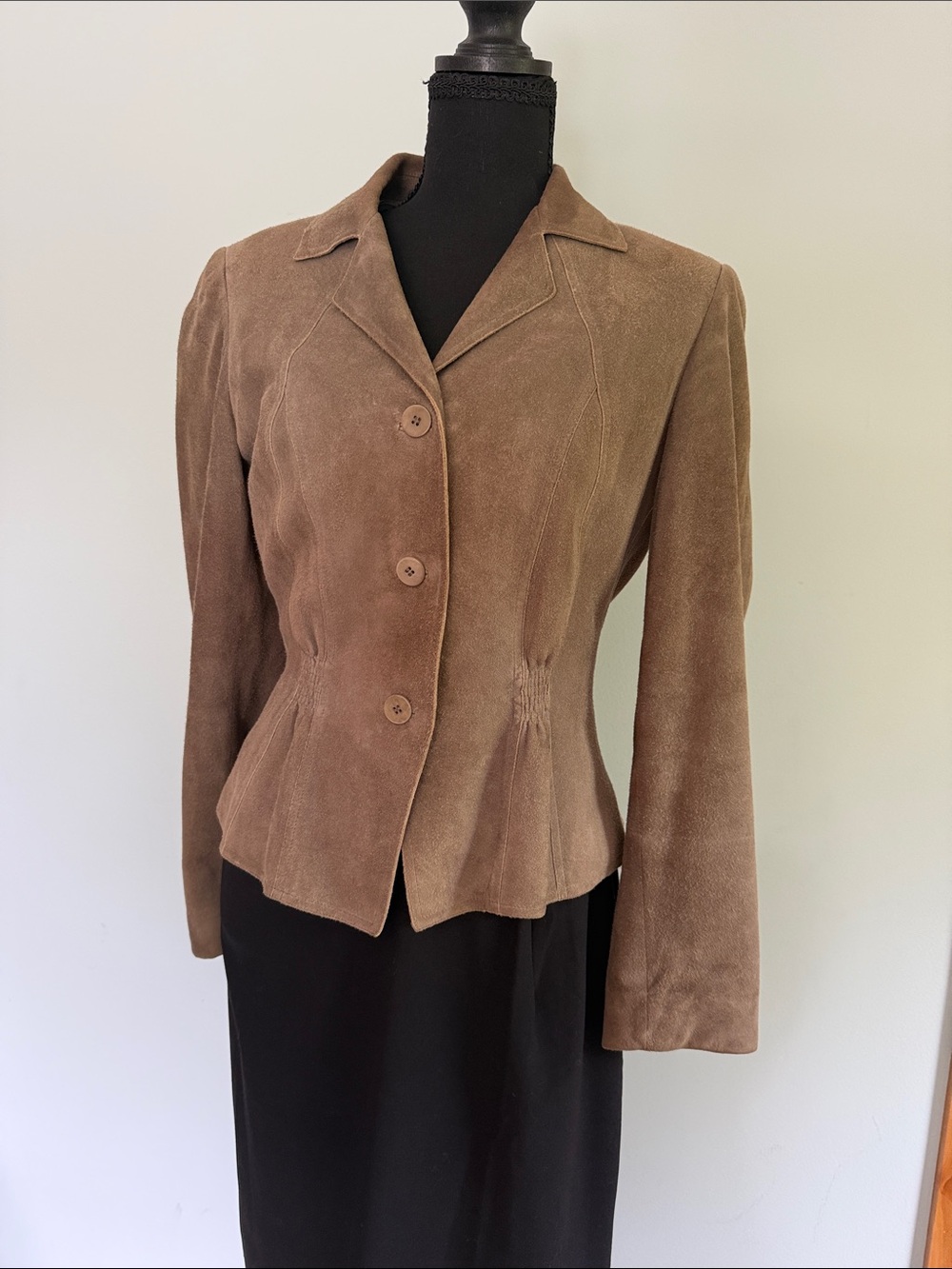 Carlisle Tailored Taupe Suede Blazer classy and handy jacket